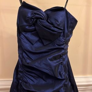 Homecoming - Masquerade, women’s size 7/8, dark blue, formal dress.